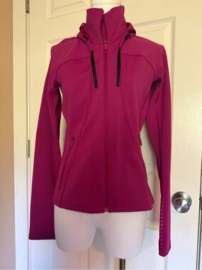 Raspberry Water Resistant Active Jacket